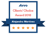 Avvo | Clients Choice Award 2018 | Alejandro Martinez