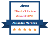 Avvo | Clients Choice Award 2018 | Alejandro Martinez